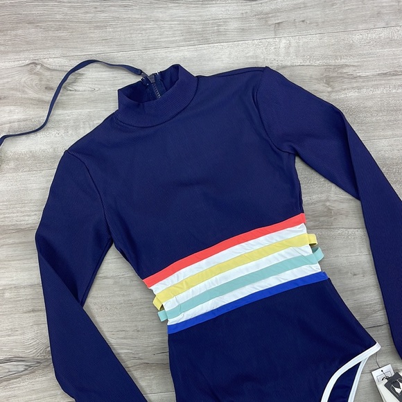 ☀️RIP CURL☀️ RETRO 70’s SAYULITA STR GOOD LONG SLEEVE ONE PIECE - Picture 9 of 16